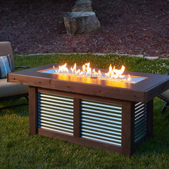 Outdoor Greatroom Company Denali Brew Linear Gas Fire Pit Table - Pristine Home & Wellness