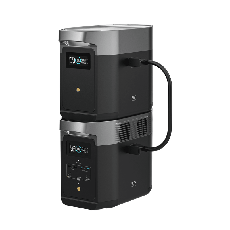 EcoFlow Delta 2 Portable Power Station + Delta Max Smart Extra Battery Bundle