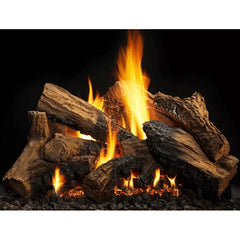 Majestic Duzy 5 Vented 8-Piece Fiber Ceramic Log Set for VDY30 Burners - Pristine Home & Wellness