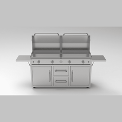 Le Griddle Cart for 60-inch Grand Texan-4 Burner Gas Griddle - GFCART160 - Pristine Home & Wellness