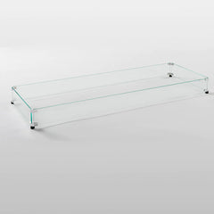 Outdoor Greatroom Company 12" x 64" Linear Glass Wind Guard - Pristine Home & Wellness