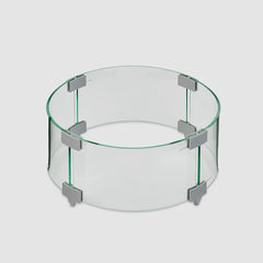 Outdoor Greatroom Company 12-inch Round Glass Wind Guard - Pristine Home & Wellness