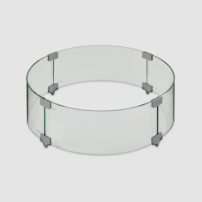 Outdoor Greatroom Company 20-inch Round Glass Wind Guard - Pristine Home & Wellness