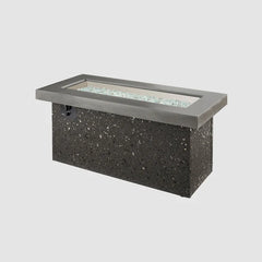 Outdoor Greatroom Company Gray Key Largo Linear Gas Fire Pit Table with Direct Spark Ignition - Propane Gas - Pristine Home & Wellness