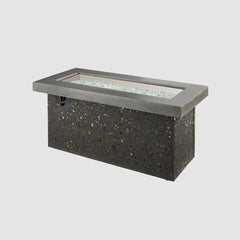 Outdoor Greatroom Company Gray Key Largo Linear Gas Fire Pit Table with Direct Spark Ignition - Natural Gas - Pristine Home & Wellness