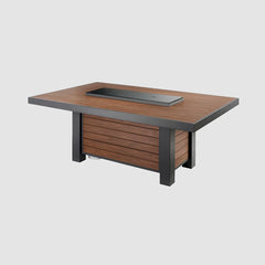 Outdoor Greatroom Company Kenwood Linear Dining Height Gas Fire Pit Table - Pristine Home & Wellness