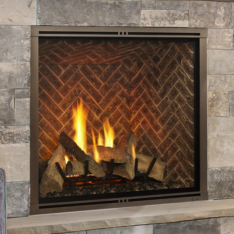 Majestic Marquis II 42-inch See-Through Top Direct Vent Fireplace with IntelliFire Touch Ignition NG - Pristine Home & Wellness