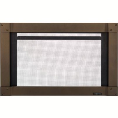 Majestic 25-inch New Bronze Mission Full View Screen Front - MFV-TRI25-NB - Pristine Home & Wellness