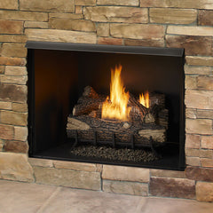 Monessen 42" Exacta Circulating Clean Face Firebox, Stacked Traditional Concrete interior panels - Pristine Home & Wellness