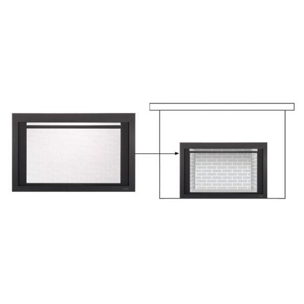 Majestic 25-inch Clean Screen Front - Bronze - CSFI25NB - Pristine Home & Wellness