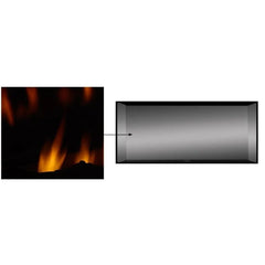 Majestic Reflective Black Ceramic Glass Panels for Echelon – BGK-LINEARST - Pristine Home & Wellness