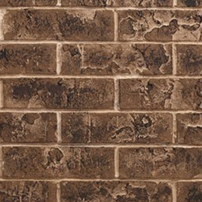 Majestic 35-Inch Traditional Brick Interior Panels – Tavern Brown – BRICKMI35TB - Pristine Home & Wellness