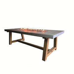 Elementi Sonoma Fire Pit Dining Table - Pristine Home & Wellness