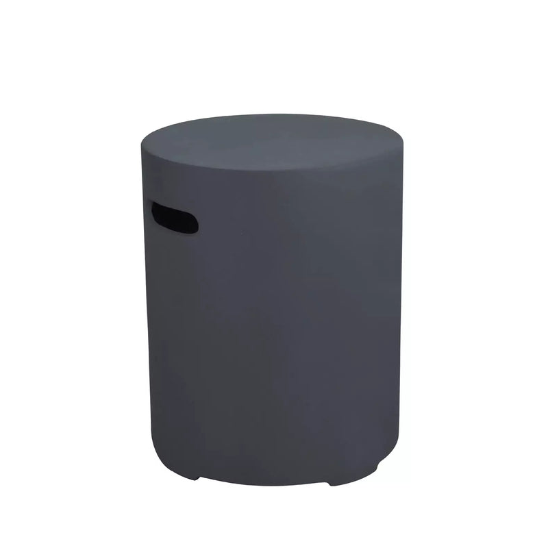 Elementi Dark Gray Lunar Bowl Tank Cover - Pristine Home & Wellness