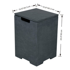 Elementi Plus Square Tank Cover - ONB406 - Pristine Home & Wellness