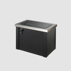 Outdoor Greatroom Company Stainless Steel Providence Rectangular Gas Fire Pit Table - Pristine Home & Wellness