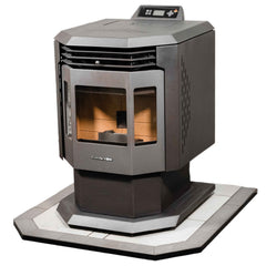 ComfortBilt Flatwall Hearth Pad - Pewter Rock