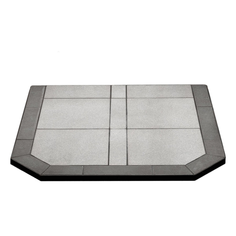 ComfortBilt Flatwall Hearth Pad - Pewter Rock