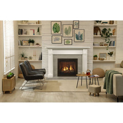 Majestic Quartz 36-inch Platinum Top/Rear Direct Vent Fireplace with Intellifire Touch ignition NG - Pristine Home & Wellness