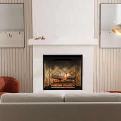 Dimplex Revillusion 24" Built-In Electric Firebox - Herringbone Brick - REV24-HB - image 4