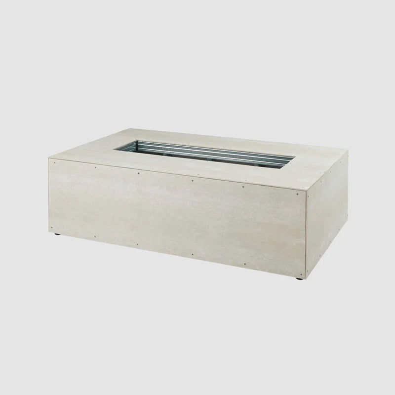 Outdoor Greatroom Company 48-inch Tall Linear Ready-to-Finish Fire Pit Table Base with Aluminum Top - Direct Spark Ignition LP - Pristine Home & Wellness