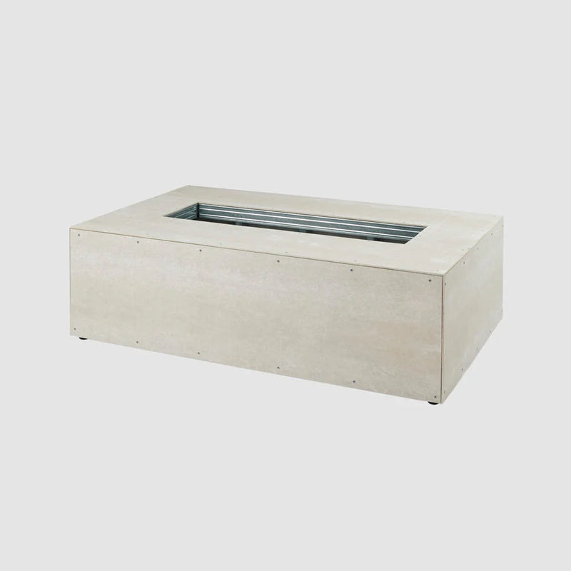 Outdoor Greatroom Company 60-inch Linear Ready-to-Finish Fire Pit Table Base with Aluminum Top - Direct Spark Ignition NG - Pristine Home & Wellness