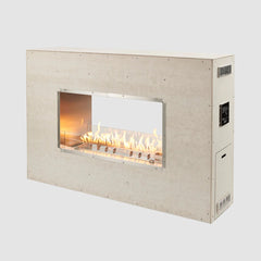 Outdoor Greatroom Company 40-inch Linear Ready-to-Finish See-Through Outdoor Gas Fireplace with Direct Spark Ignition - Propane Gas - Pristine Home & Wellness