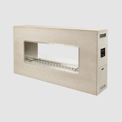Outdoor Greatroom Company 60-inch Linear Ready-to-Finish See-Through Gas Outdoor Fireplace with Direct Spark Ignition - Natural Gas - Pristine Home & Wellness