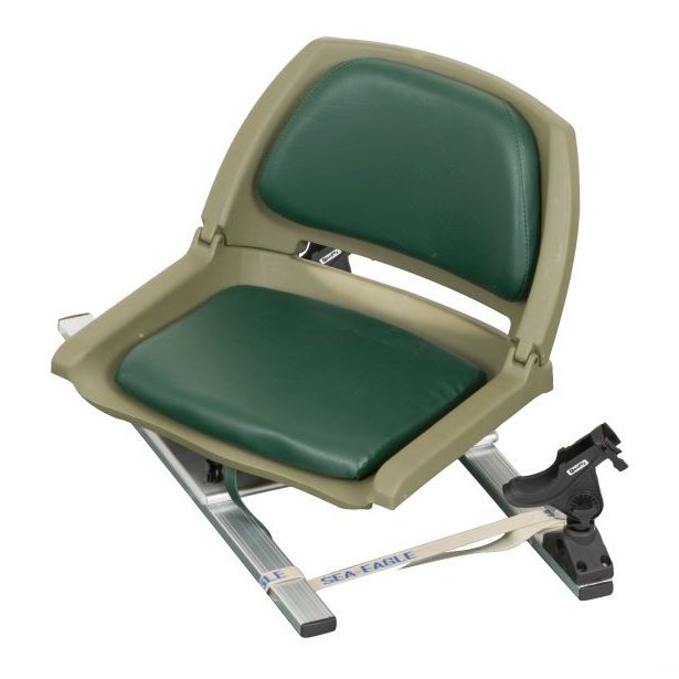 Sea Eagle Green Swivel Seat Fishing Rig with Scotty® Rod Holders - SSFRG - Pristine Home & Wellness
