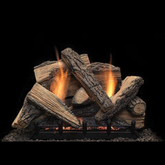Monessen 30" Stony Creek 11-Pieces Refractory Gas Log Set for Natural Blaze- VF 24" - Pristine Home & Wellness