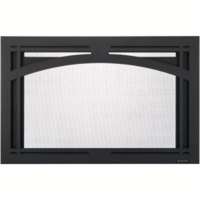 Majestic 25-inch Black Tuscan Arch Screen Front - TA-TRI25-BK - Pristine Home & Wellness