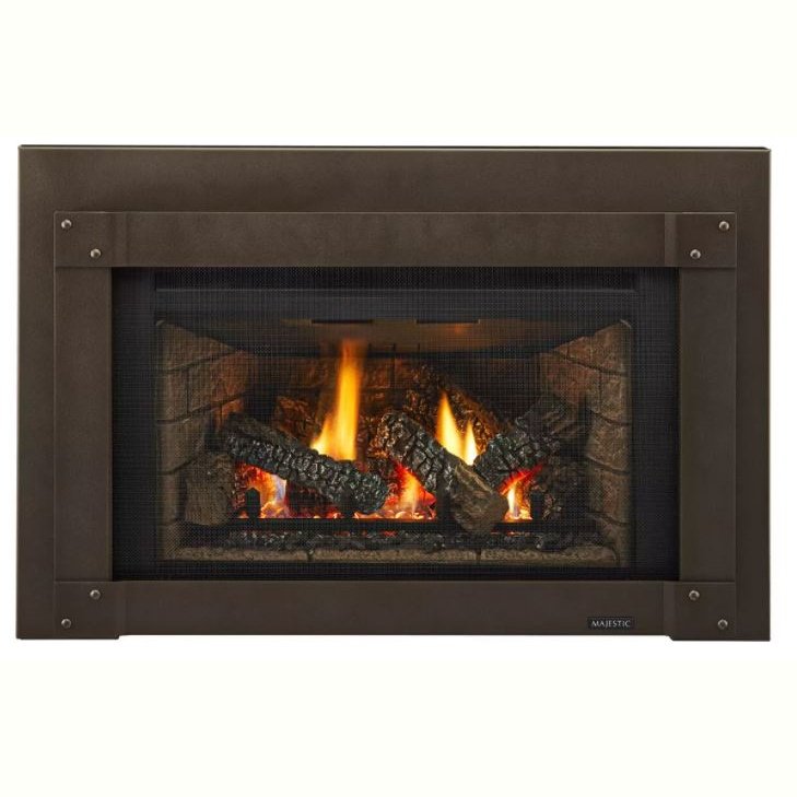 Majestic Trilliant 35-inch Small Direct Vent Gas Insert with Intellifire Touch Ignition System NG - Pristine Home & Wellness