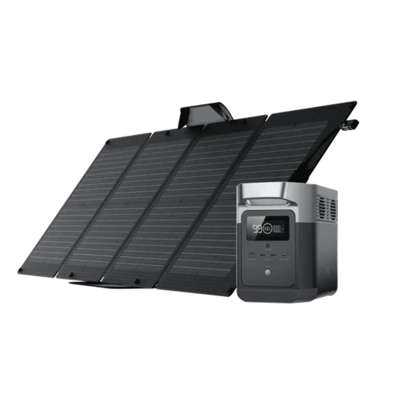 EcoFlow Delta Mini Portable Power Station + Foldable 110W Solar Panel Bundle