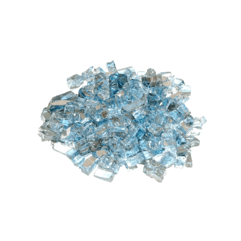 American Fyre Designs Caribbean Blue Reflective Fire Glass - Pristine Home & Wellness