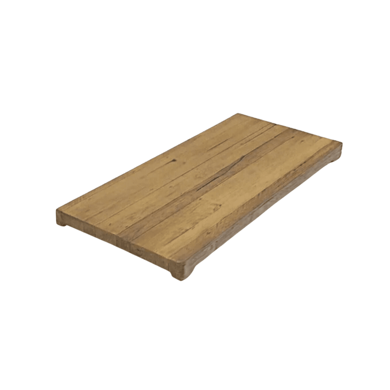 American Fyre Designs Red Wood Rectangular GFRC Protective Lid Cover - Pristine Home & Wellness