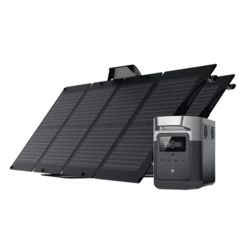 EcoFlow Delta Mini Portable Power Station + 2 Foldable 160W Solar Panel Bundle