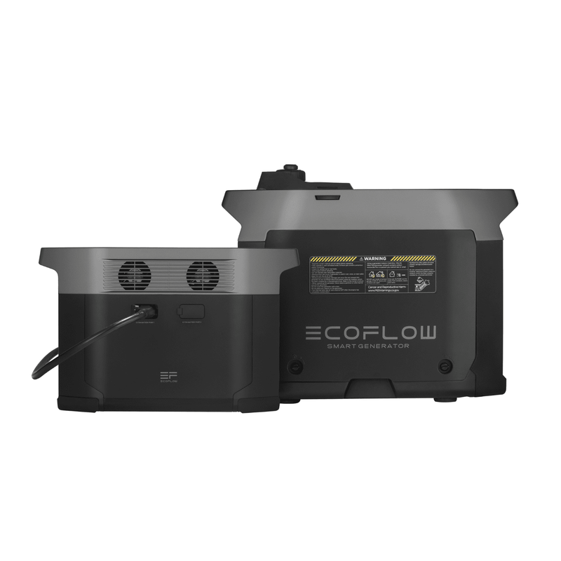 Ecoflow Delta Max 2000 Portable Power Station + Portable Dual Fuel Smart Generator Bundle - Pristine Home & Wellness