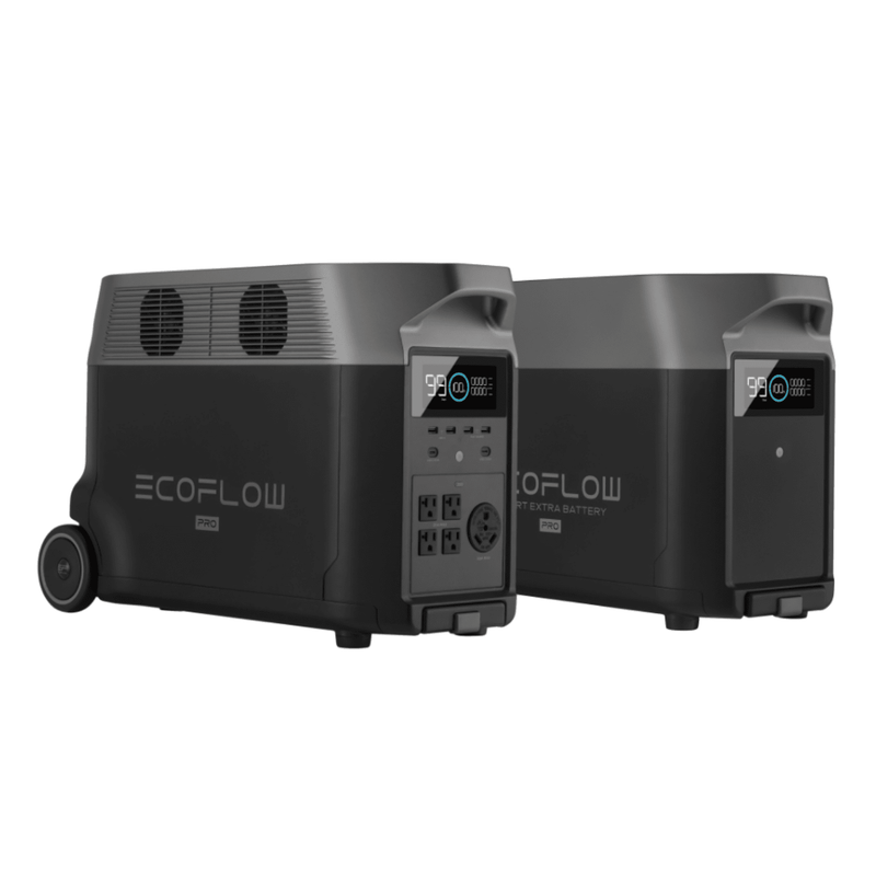 EcoFlow Delta Pro Portable Power Station + Delta Pro Smart Extra Battery Bundle - Pristine Home & Wellness