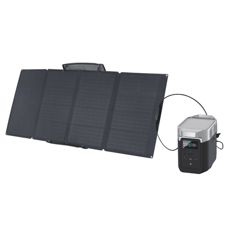 EcoFlow Delta 2 Portable Power Station + Foldable 160W Solar Panel Bundle