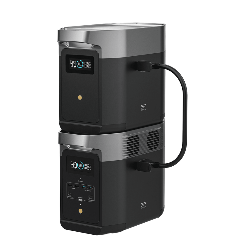 EcoFlow Delta 2 Portable Power Station + Delta 2 Smart Extra Battery Bundle