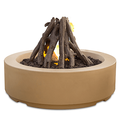 American Fyre Designs 48-inch Louvre Round Fire Pit - Pristine Home & Wellness