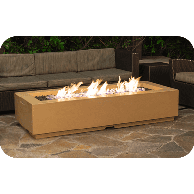 American Fyre Designs 72-inch Louvre Long Rectangle Fire Pit - Pristine Home & Wellness