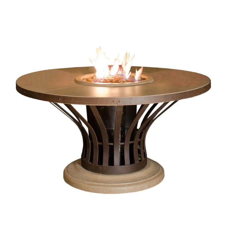 American Fyre Designs Fiesta Dining Outdoor Gas Firetable - Pristine Home & Wellness