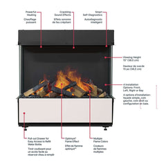 Dimplex Optimyst Aura 30" Vapor Fireplace - 3STEP-RGB-AM - image 5