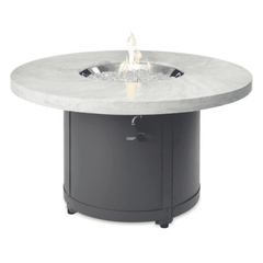 Outdoor Greatroom Company White Onyx Beacon Chat Height Fire Pit Table - Pristine Home & Wellness
