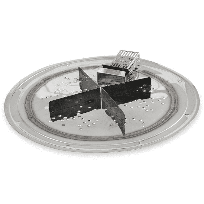 Outdoor Greatroom Company 28-inch Stainless Steel Round Crystal Fire Plus Burner Insert - Pristine Home & Wellness