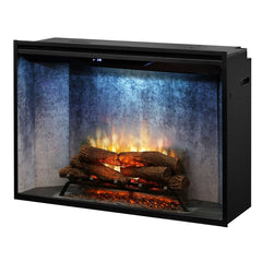 Dimplex Revillusion® 42" Built-In Electric Firebox/Fireplace with Glass Pane and Plug Kit Included, Weathered Concrete - Pristine Home & Wellness