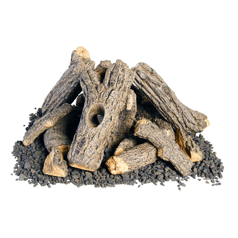 American Fyre Designs OCL-34 Campfyre Logs with Wood Chips For Fire Pits and Tables - Pristine Home & Wellness