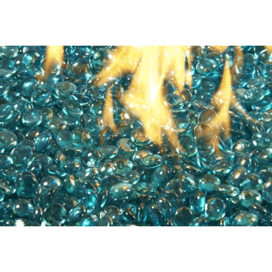 Outdoor Greatroom Company Aquamarine Tempered Fire Glass Gems - Pristine Home & Wellness