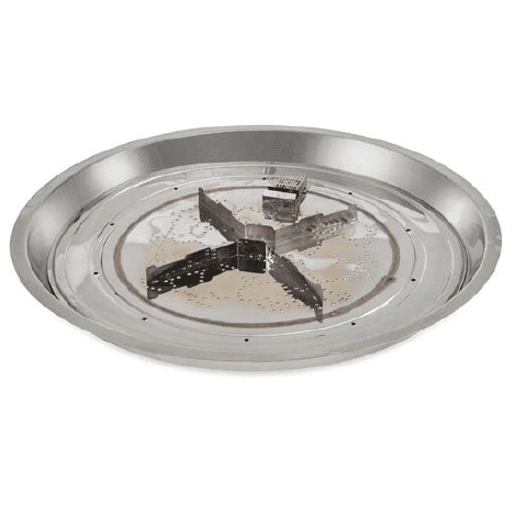 Outdoor Greatroom Company 30-inch Round Crystal Fire Plus Gas Burner - Pristine Home & Wellness